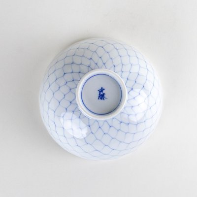 Photo4: Rice Bowl Naigai Ami Blue