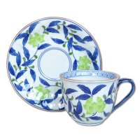 Coffee Cup and Saucer Sayaha Green