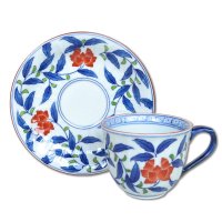 Coffee Cup and Saucer Sayaha Red