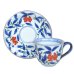 Photo1: Coffee Cup and Saucer Sayaha Red (1)