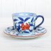 Photo2: Coffee Cup and Saucer Sayaha Red (2)