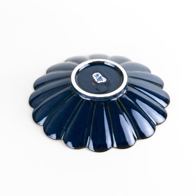 Photo3: Chrysanthemum-Shaped Medium Plate Gunjo (17 cm/6.7 in)