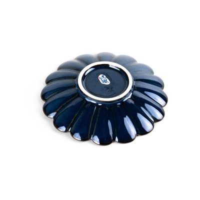 Photo3: Chrysanthemum-Shaped Small Plate Gunjo (12.5 cm/4.9 in)