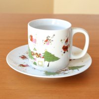 Coffee Cup and Saucer Christmas