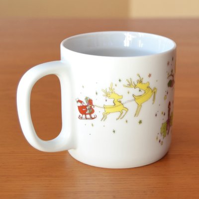 Photo4: Coffee Cup and Saucer Christmas