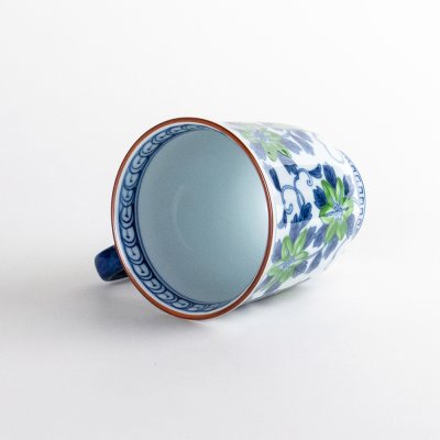 Photo6: Mug Shiro-Tessen Clematis Green
