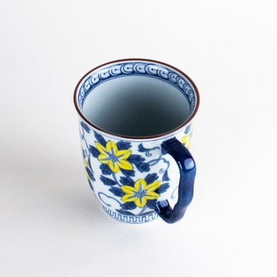 Photo4: Mug Shiro-Tessen Clematis Yellow
