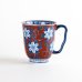 Photo1: Mug Dami-Tessen Clematis Red (1)