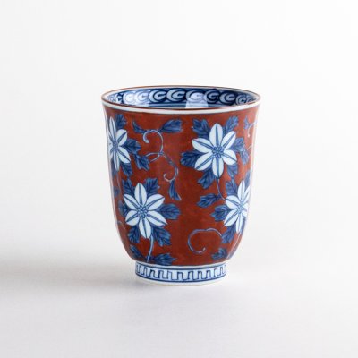 Photo3: Mug Dami-Tessen Clematis Red