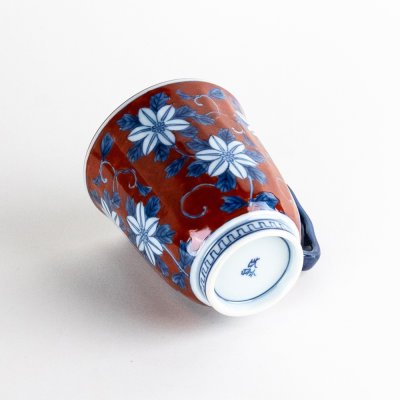 Photo5: Mug Dami-Tessen Clematis Red