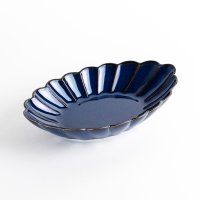 Medium Oval Bowl Gunjo (19 cm/7.5 in)