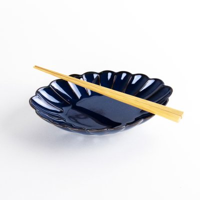 Photo7: Medium Oval Bowl Gunjo (19 cm/7.5 in)