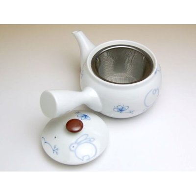 Photo2: Teapot Kyusu Icchin hana usagi Rabbit