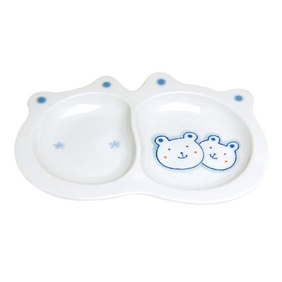 [Made in Japan] <Child tableware>Sukusuku Bear Plate