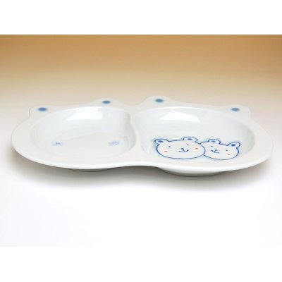 Photo2: Tableware for Children Plate Sukusuku Bear