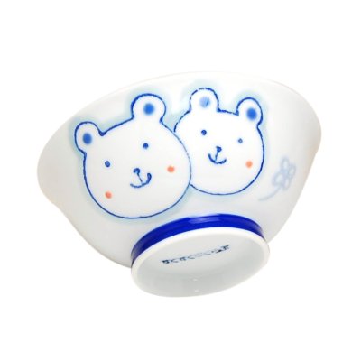 [Made in Japan] <Child tableware>Sukusuku Bear Rice bowl