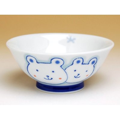 Photo2: Tableware for Children Rice Bowl Sukusuku Bear