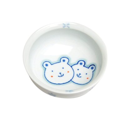 [Made in Japan] <Child tableware>Sukusuku Bear Bowl