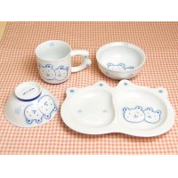 Tableware for Children Set (4 pieces) Sukusuku Bear