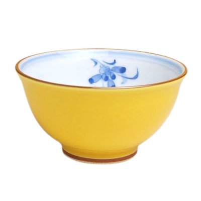 [Made in Japan] Ran no kaori (Yellow) rice bowl