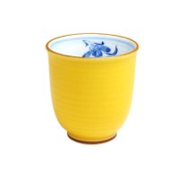 Ran no kaori (Yellow) Japanese green tea cup
