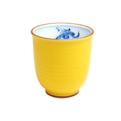 [Made in Japan] Ran no kaori (Yellow) Japanese green tea cup