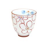Yunomi Tea Cup for Green Tea Ayaka (Red)