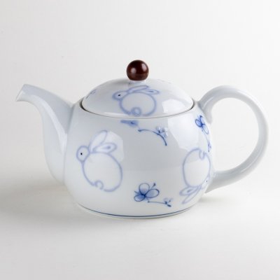 Photo1: Teapot Icchin hana usagi Rabbit