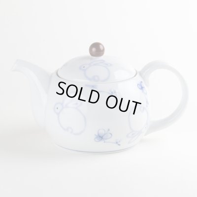 Photo1: Teapot Icchin hana usagi Rabbit