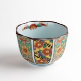 Small Bowl Nishiki koimari hanakago (8.3cm/3.3in)
