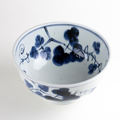 Photo2: Donburi Bowl for Noodles Aizome tsutae (16.5cm/6.5in)