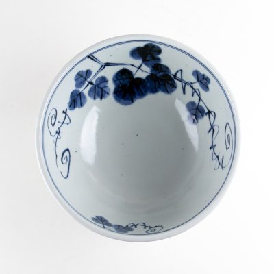 Photo3: Donburi Bowl for Noodles Aizome tsutae (16.5cm/6.5in)