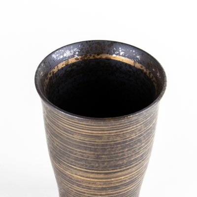Photo5: Ceramic Beer Glass Fu-jin Gold