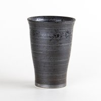 Ceramic Beer Glass Fu-jin Silver