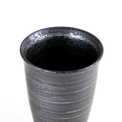 Photo5: Ceramic Beer Glass Fu-jin Silver