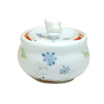 [Made in Japan] Shikisai kobana usagi Bowl with the cover