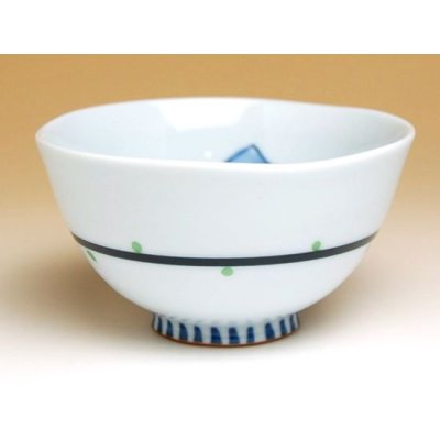 Photo2: Rice Bowl Yume fukurou Owl (Blue)