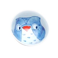 Rice Bowl Yume fukurou Owl (Red)