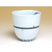 Photo2: Yunomi Tea Cup for Green Tea Yume fukurou Owl (Blue) (2)