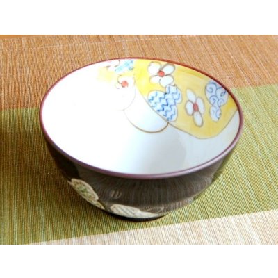 Photo3: Rice Bowl Mubyo shikisai (Green)