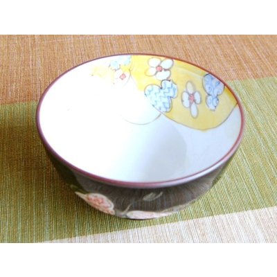 Photo3: Rice Bowl Mubyo shikisai (Red)