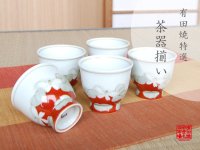 Tea Cup set for Green Tea 5 pcs Cups Hana gokoro