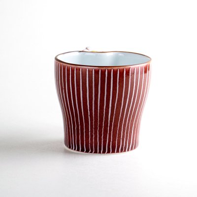 Photo3: Mug Shiraito Red