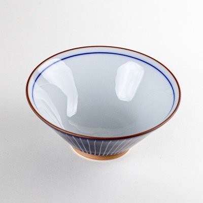 Photo2: Rice Bowl Shira ito (Blue)