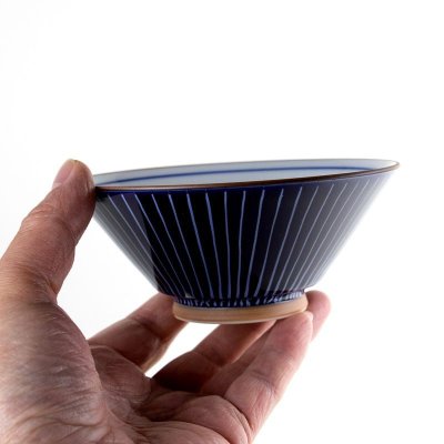 Photo5: Rice Bowl Shira ito (Blue)