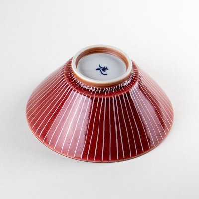 Photo3: Rice Bowl Shira ito (Red)