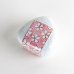 Photo1: Bowl with Lid Rice Ball Shape Onigiri Sakura Pink (1)