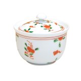Bowl with Lid Akae manreki