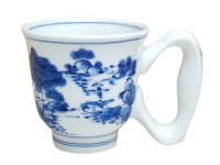 Large handle Mug Sansui