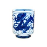 Yunomi Tea Cup for Green Tea Tomi Ryu Dragon (Small)